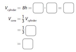 lesson 8 2 volume of cones (homework practice)